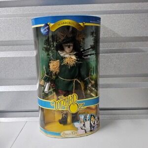 Brass Key Wizard of Oz‎ Scarecrow Porcelain Doll Collectible Keepsake